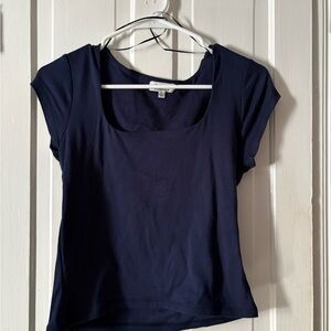 Classic Navy Women's Short Sleeve Top